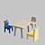 Eco Birdy Lounge: Stylish Sustainable Seating 3D model small image 2