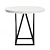 Modern Marble Pedestal Dining Table 3D model small image 2