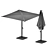 Premium Bali Folding Parasol by Gandiablasco 3D model small image 2