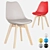 Modern Plastic Frankfurt Stool 3D model small image 1