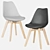 Modern Plastic Frankfurt Stool 3D model small image 5