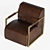 Sleek Mica Accent Chair 3D model small image 2