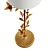 Gilded Beauty Floor Lamp 3D model small image 4