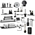 Hansgrohe Bathroom Set: Accessorize in Style 3D model small image 3