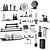Hansgrohe Bathroom Set: Accessorize in Style 3D model small image 7