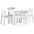 Markskel Table & Teak EX 1 Chair 3D model small image 2