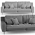 PIERRE Duvivier Canapes Sofa 3D model small image 5