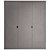 Modern 6-Drawer Oak Wardrobe 3D model small image 2