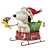 Santa Snoopy Christmas Statue 3D model small image 1