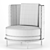 Elegant Estee Armchair by Aston 3D model small image 9