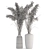 Elegant Dry Plant Bouquet in Glass Pot 3D model small image 5