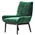 Elegant Lucerne Accent Chair 3D model small image 4