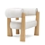 Stylish Achille Armchair 3D model small image 1