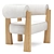 Stylish Achille Armchair 3D model small image 6