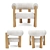 Stylish Achille Armchair 3D model small image 8