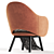 Maul Lounge Chair: Modern Elegance for Ultimate Comfort 3D model small image 3