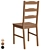 Jokkmokk Antique Chair: Timeless Elegance 3D model small image 2