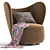 Compact Comfort: Little Big Chair 3D model small image 1