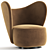 Compact Comfort: Little Big Chair 3D model small image 2