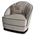 Elegant Samara Armchair: Pristine Comfort 3D model small image 1