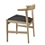 Elegant PP58 Chair by Wegner 3D model small image 3