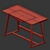 Elegant Recipio 14 Writing Desk 3D model small image 2