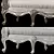 Elegant Rococo-inspired Bench 3D model small image 3