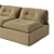 Martinez Sofa: Stylish and Spacious 3D model small image 2