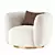 Roxy Swivel Chair: Sleek and Stylish Design 3D model small image 4