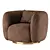 Roxy Swivel Chair: Sleek and Stylish Design 3D model small image 5