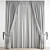 Polygonal Curtain Model - High Quality 3D model small image 4