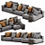 Elegant Poliform Westside Chaise Lounge 3D model small image 2