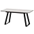 Denver Extendable Table: Versatile and Stylish 3D model small image 3