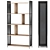 Title: Oslo Black Shelving 3D model small image 1