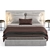  Meridiani Louis Bed: Luxurious Comfort in your Bedroom 3D model small image 4