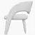 Greenapple Modern Armchair: Handcrafted Elegance 3D model small image 4