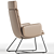 Arva Lounge: Stylish and Comfortable Armchair 3D model small image 2