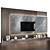 Modern TV Wall | Set 186 3D model small image 3