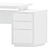 Modern Foureyes Inspired Desquire Desk 3D model small image 3