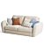 Cozy Squeeze 2-Seater Sofa 3D model small image 5