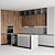 Sleek Modern Kitchen-002 3D model small image 3