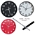 Unique Modern Wall Clocks: Tunnis, Pluttis & Pipskaft 3D model small image 1