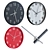 Unique Modern Wall Clocks: Tunnis, Pluttis & Pipskaft 3D model small image 3