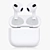 Wireless Freedom: Apple AirPods 3 3D model small image 1