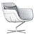 Modern 277 Auckland Armchair 3D model small image 6