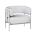 Cosmo CINI Armchair: Modern Elegance 3D model small image 6