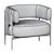 Cosmo CINI Armchair: Modern Elegance 3D model small image 11