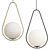 Sleek Hoop Pendant Light 3D model small image 1