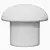 Mignon Mushroom Upholstered Stool 3D model small image 2