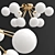 Freya Alexis Ceiling Chandelier - Elegant Lighting Solution 3D model small image 2